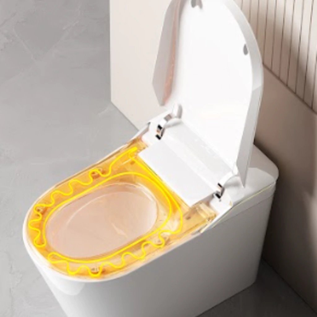 Inodoro Inteligente Sm Custom Ovalado Cerámico - DR-SMT1