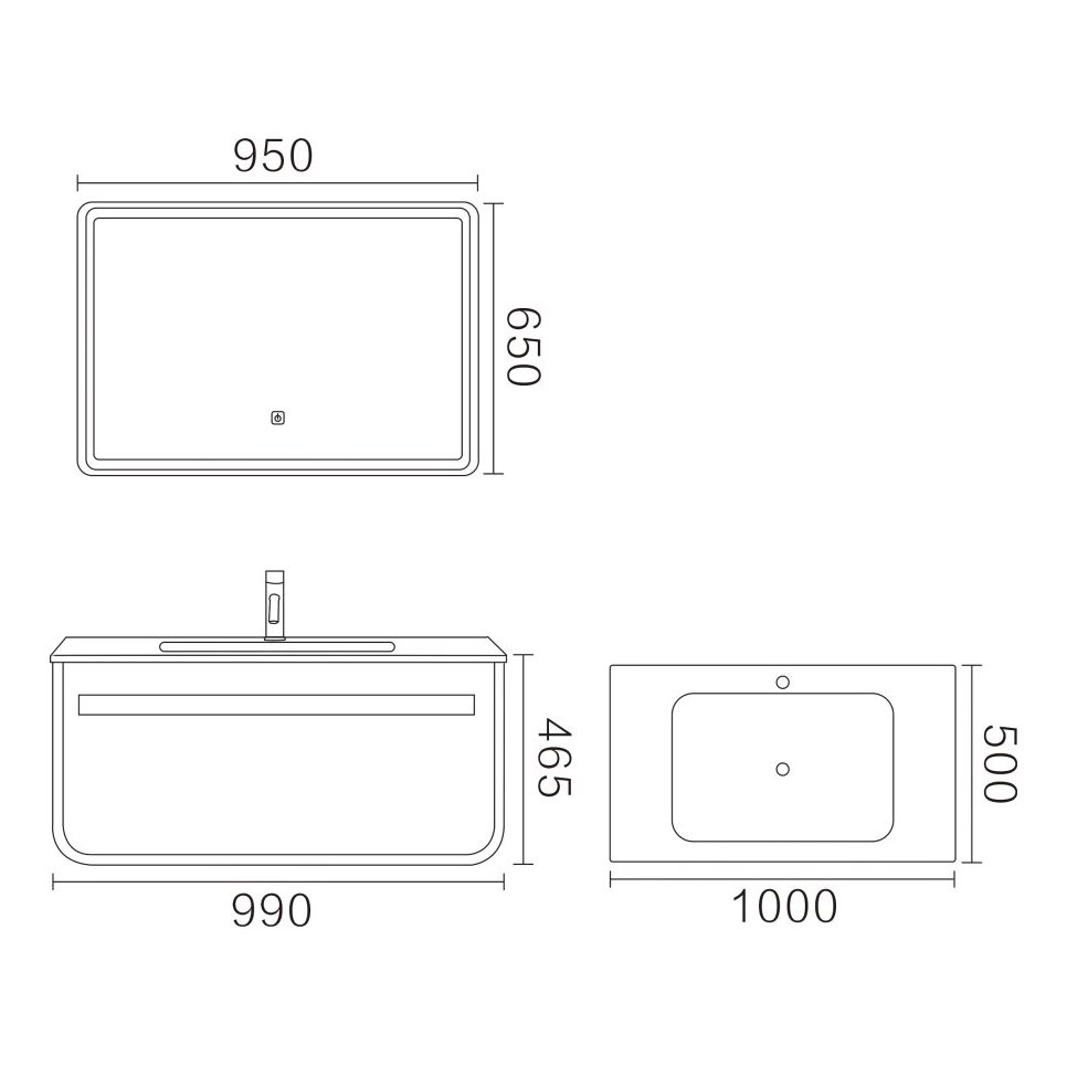 Vanitory Smart + Espejo Led - DR-VAN2