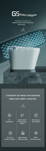 Inodoro Inteligente con control remoto